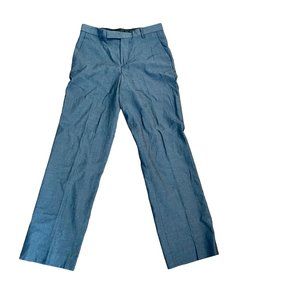 Calvin Klein Blue Wool Blend boysTrouser Pants Size 12 Regular